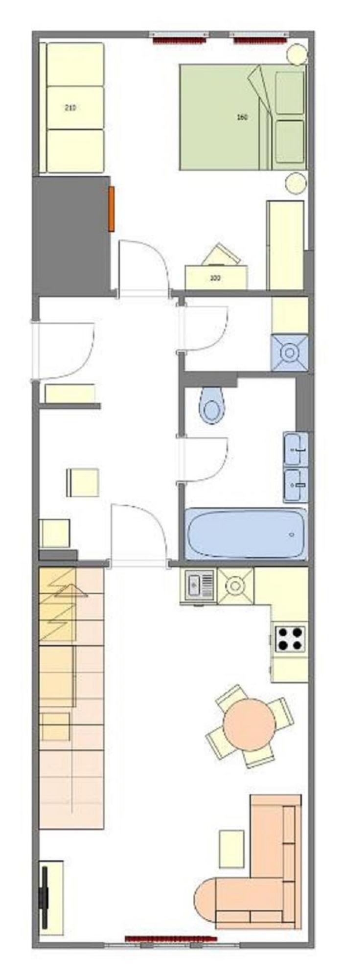 Quite Loft With Balcony And 3 Air Conditioners براغ المظهر الخارجي الصورة
